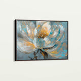 Floral 404 Canvas Art 18" x 24" / 45 x 60 cm / Black