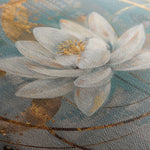Floral 405 Canvas Art 18" x 24" / 45 x 60 cm / Black