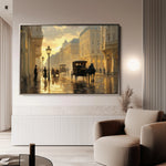 Landscape 405 Canvas Art 18" x 24" / 45 x 60 cm / Black
