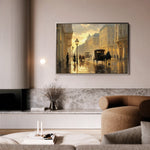 Landscape 405 Canvas Art 18" x 24" / 45 x 60 cm / Black