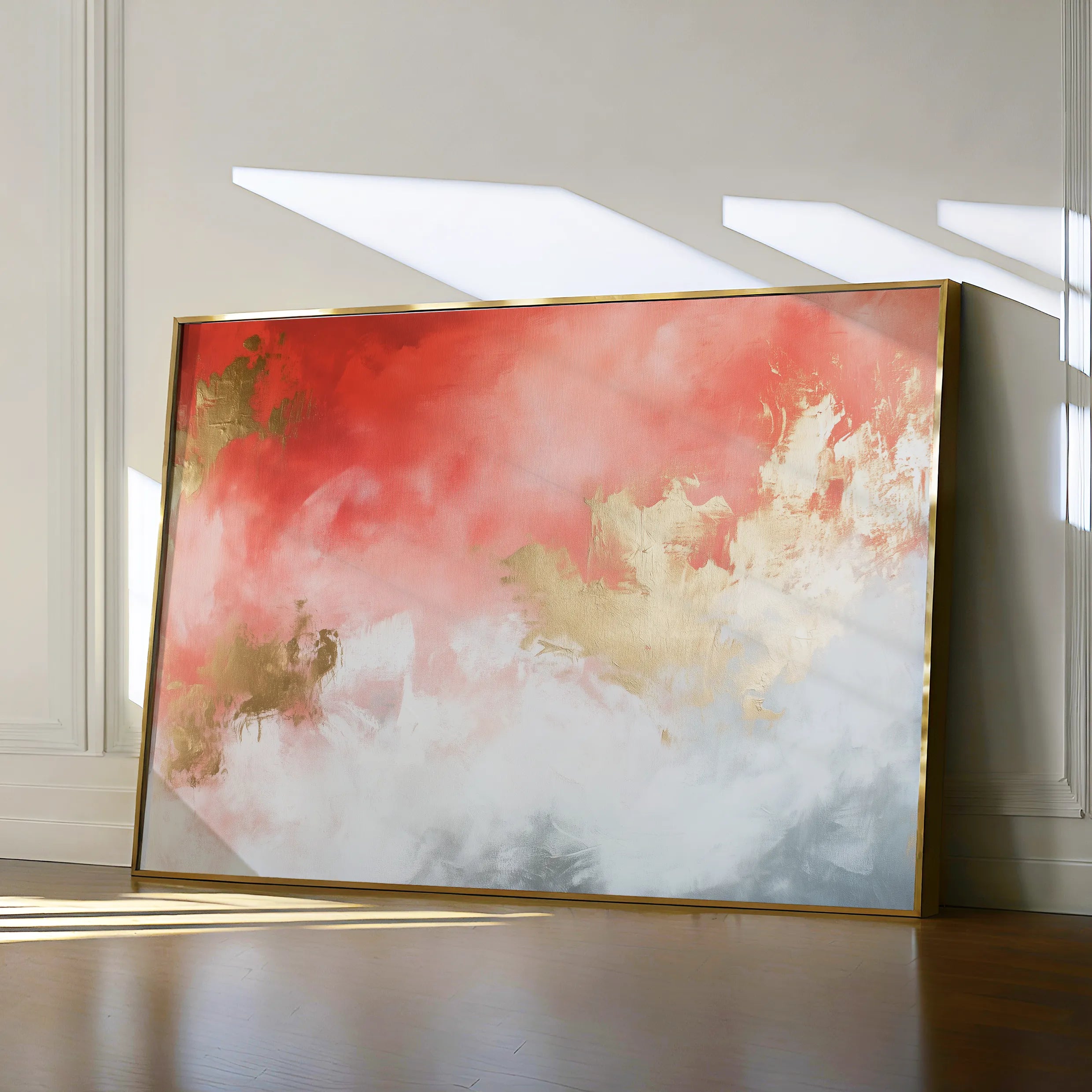 Abstract 406 Canvas Art 18" x 24" / 45 x 60 cm / Black