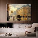 Landscape 406 Canvas Art 18" x 24" / 45 x 60 cm / Black