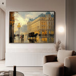 Landscape 406 Canvas Art 18" x 24" / 45 x 60 cm / Black