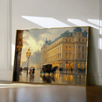 Landscape 406 Canvas Art 60 x 40 cm / Black