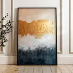 Abstract 407 Canvas Art 18" x 24" / 45 x 60 cm / Black