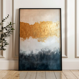 Abstract 407 Canvas Art 18" x 24" / 45 x 60 cm / Black