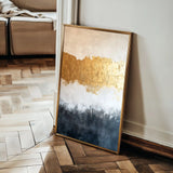 Abstract 407 Canvas Art 18" x 24" / 45 x 60 cm / Black