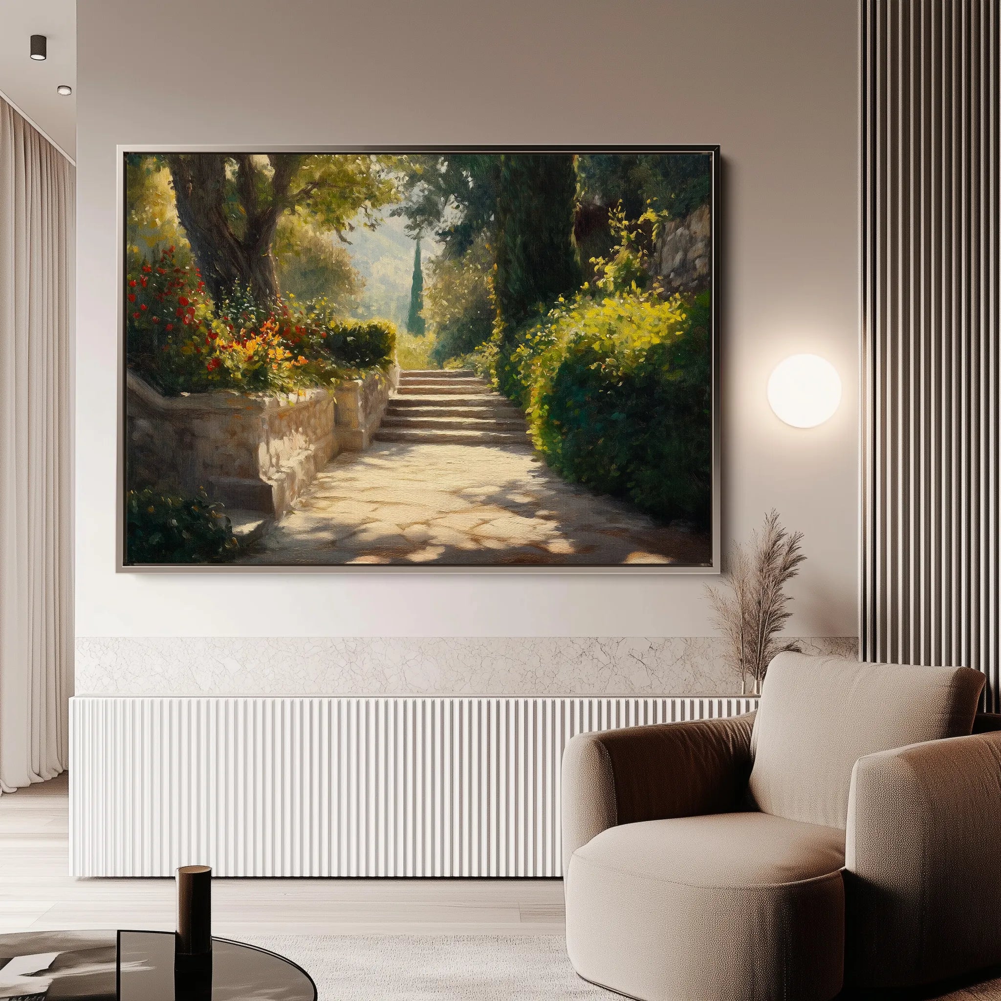Landscape 407 Canvas Art 18" x 24" / 45 x 60 cm / Black