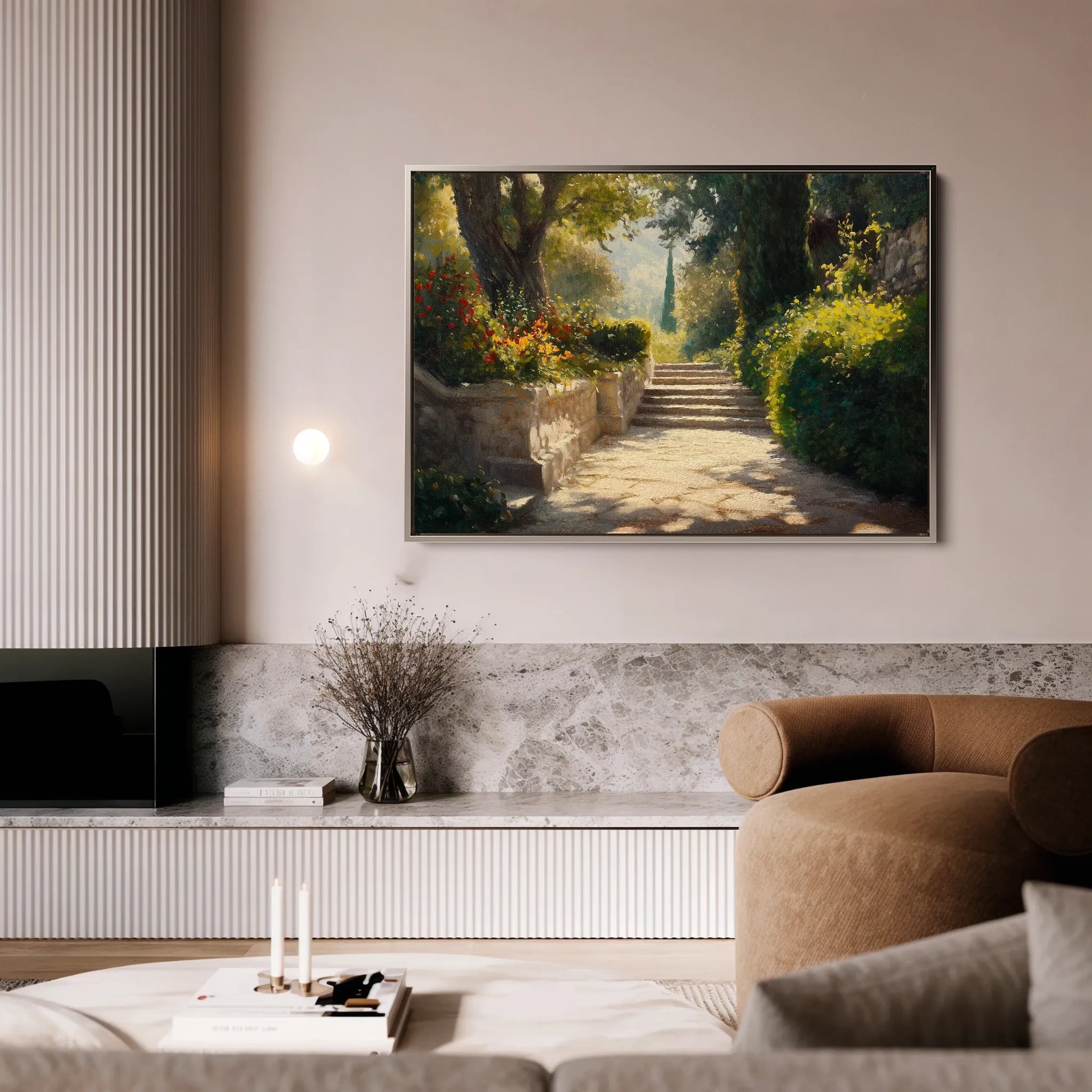 Landscape 407 Canvas Art 18" x 24" / 45 x 60 cm / Black