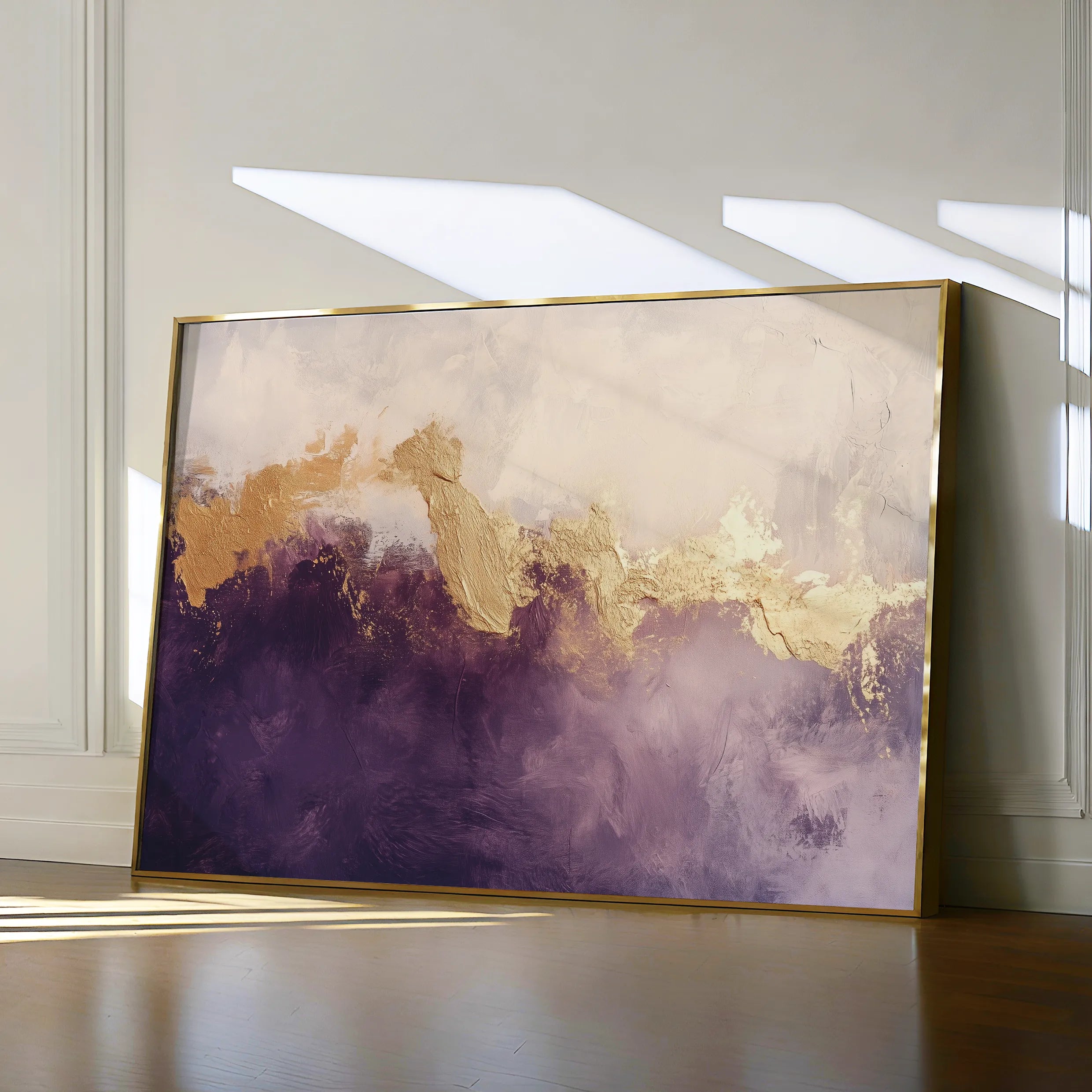 Abstract 408 Canvas Art 18" x 24" / 45 x 60 cm / Black