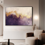 Abstract 408 Canvas Art 18" x 24" / 45 x 60 cm / Black