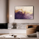 Abstract 408 Canvas Art 18" x 24" / 45 x 60 cm / Black