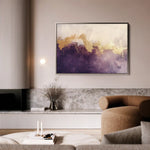 Abstract 408 Canvas Art 60 x 40 cm / Black