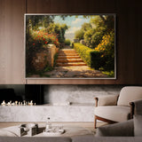 Landscape 408 Canvas Art 18" x 24" / 45 x 60 cm / Black