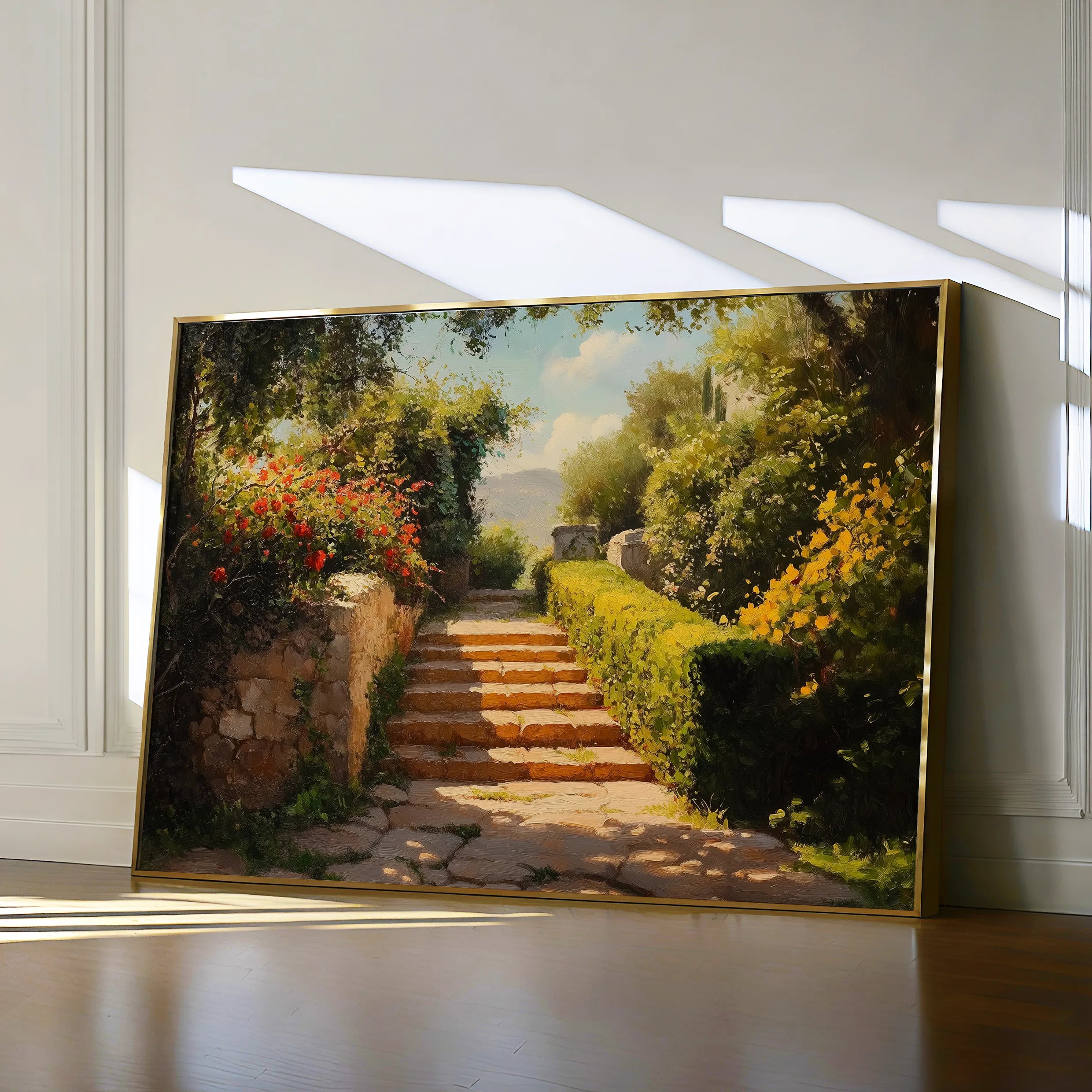 Landscape 408 Canvas Art 18" x 24" / 45 x 60 cm / Black