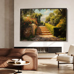 Landscape 408 Canvas Art 18" x 24" / 45 x 60 cm / Black