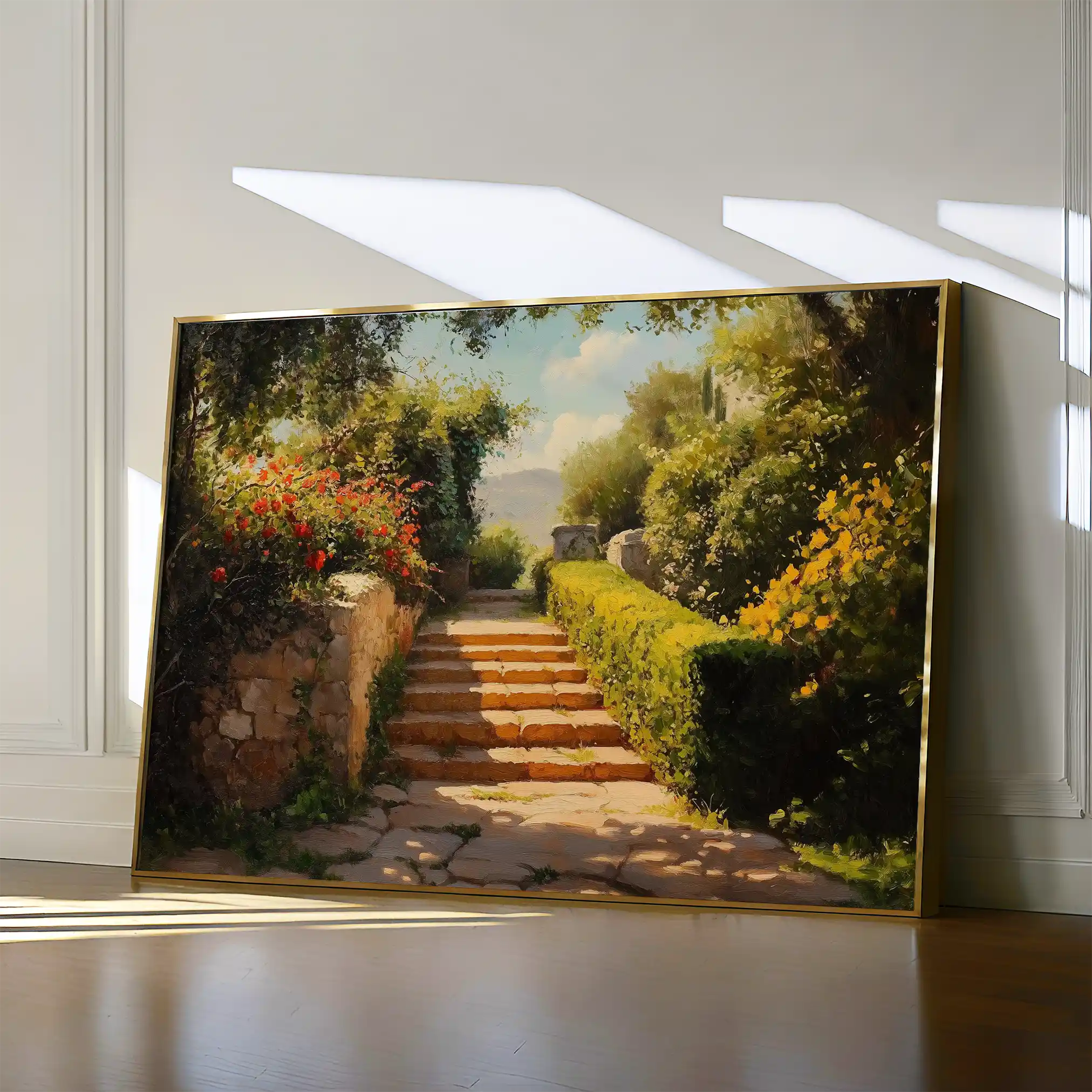 Landscape 408 Canvas Art 60 x 40 cm / Black