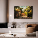 Landscape 408 Canvas Art 60 x 40 cm / Black
