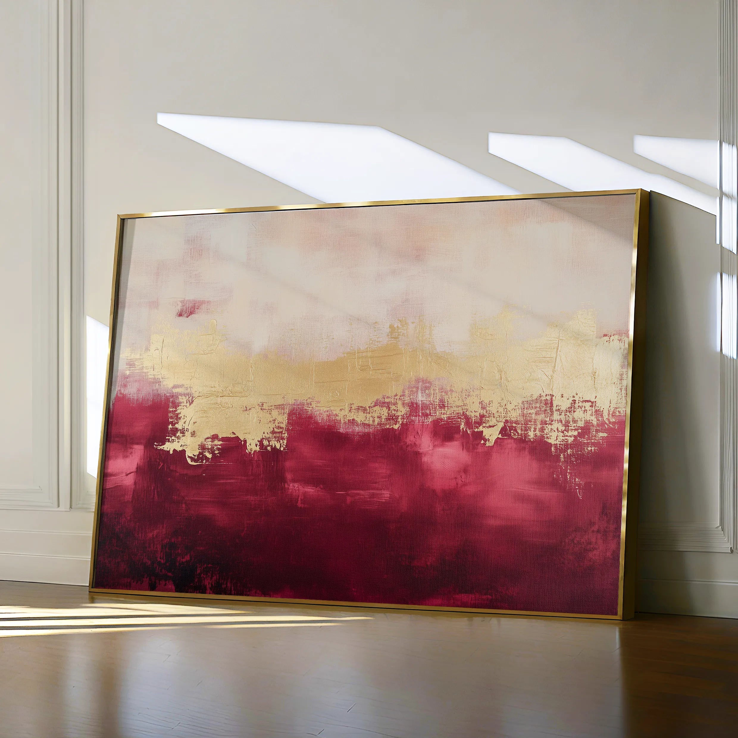 Abstract 409 Canvas Art 18" x 24" / 45 x 60 cm / Black