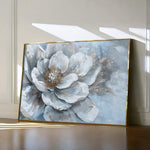 Floral 409 Canvas Art 18" x 24" / 45 x 60 cm / Black