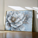 Floral 409 Canvas Art 18" x 24" / 45 x 60 cm / Black