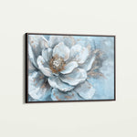 Floral 409 Canvas Art 18" x 24" / 45 x 60 cm / Black