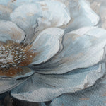 Floral 409 Canvas Art 18" x 24" / 45 x 60 cm / Black