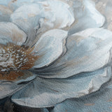Floral 409 Canvas Art 18" x 24" / 45 x 60 cm / Black