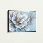 Floral 409 Canvas Art 60 x 40 cm / Black
