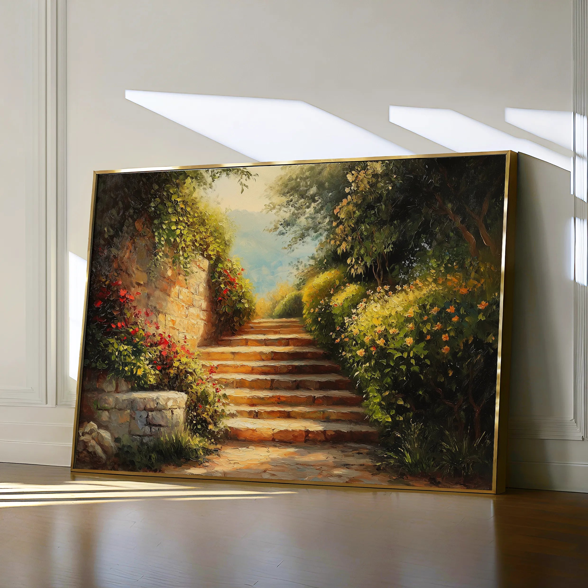 Landscape 409 Canvas Art 18" x 24" / 45 x 60 cm / Black