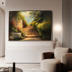 Landscape 409 Canvas Art 18" x 24" / 45 x 60 cm / Black