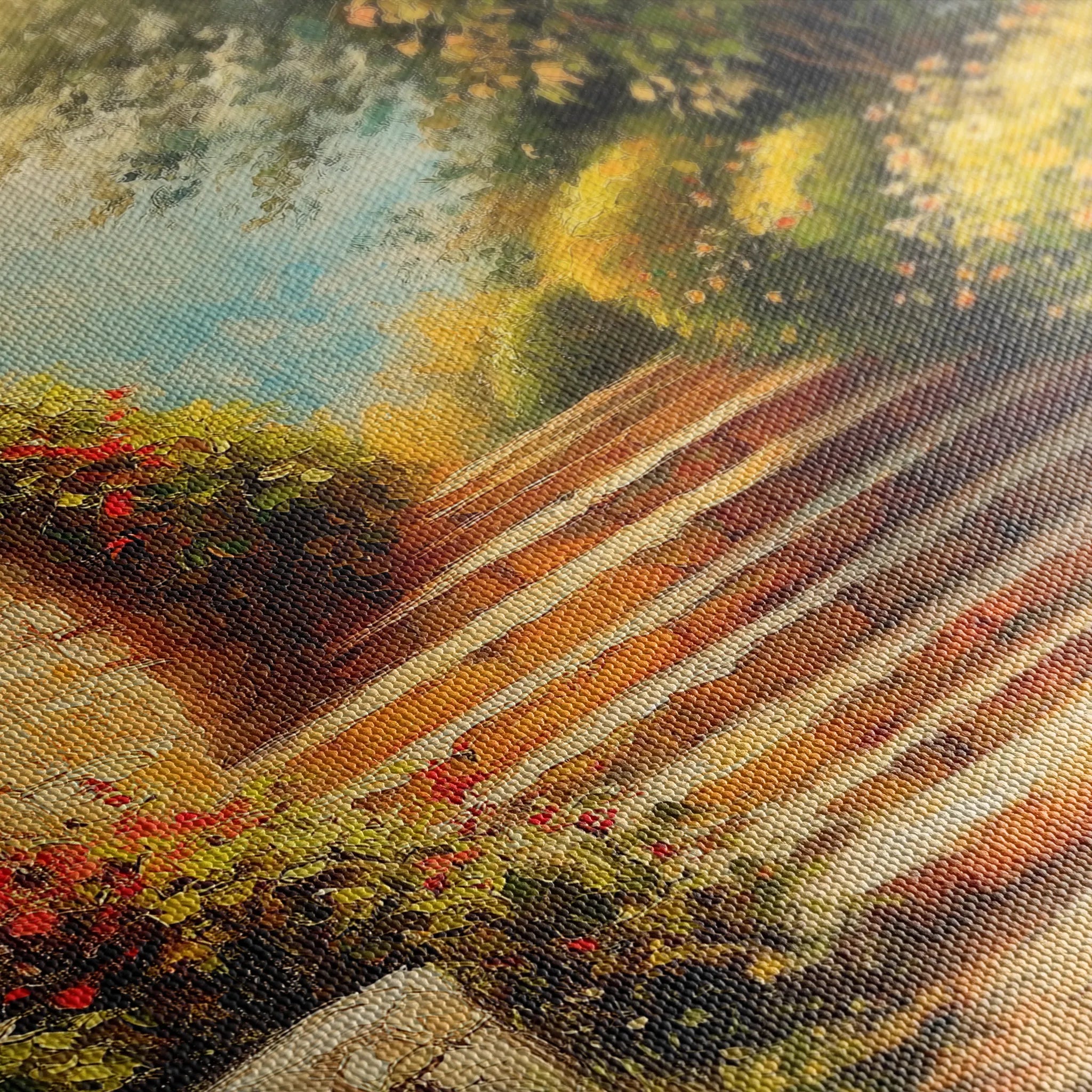Landscape 409 Canvas Art 18" x 24" / 45 x 60 cm / Black
