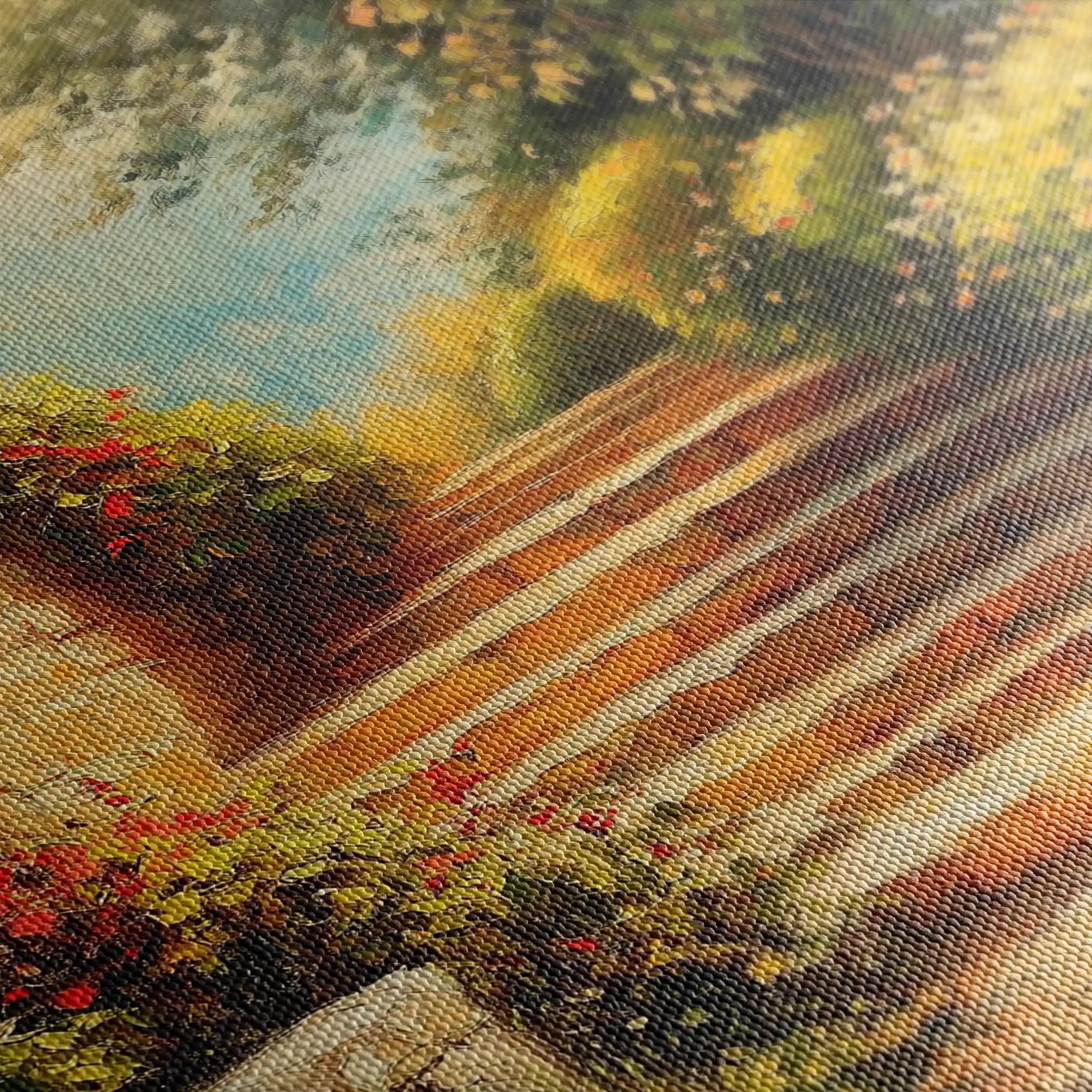 Landscape 409 Canvas Art 60 x 40 cm / Black