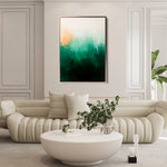 Abstract 410 Canvas Art 18" x 24" / 45 x 60 cm / Black