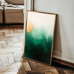 Abstract 410 Canvas Art 18" x 24" / 45 x 60 cm / Black