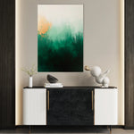 Abstract 410 Canvas Art 18" x 24" / 45 x 60 cm / Black