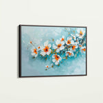 Floral 410 Canvas Art 60 x 40 cm / Black