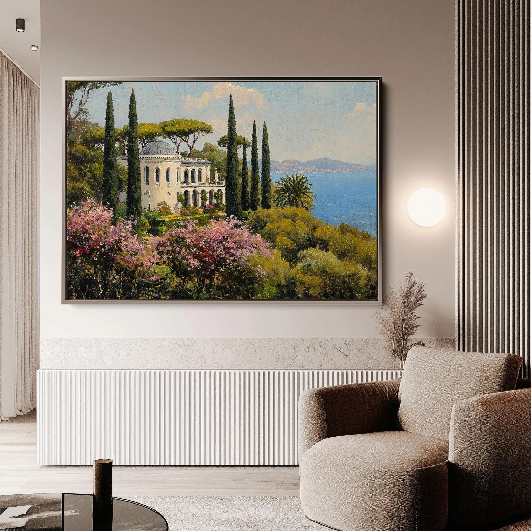 Landscape 410 Canvas Art 18" x 24" / 45 x 60 cm / Black