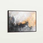 Abstract 411 Canvas Art 18" x 24" / 45 x 60 cm / Black