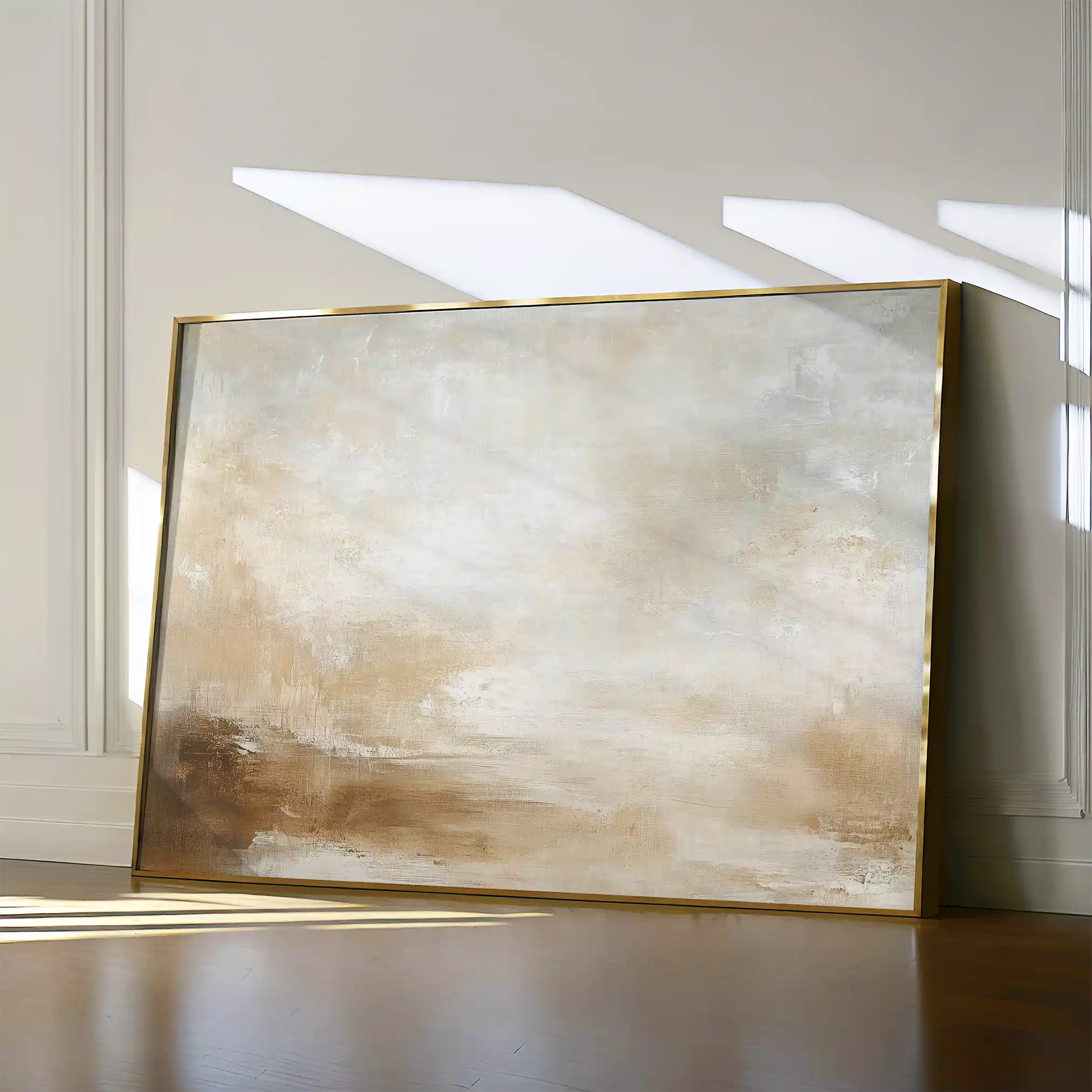 Abstract 412 Canvas Art 18" x 24" / 45 x 60 cm / Black
