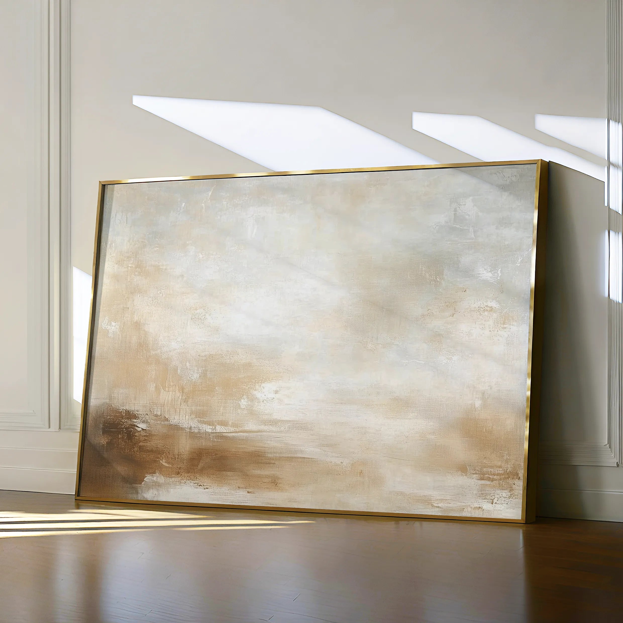 Abstract 412 Canvas Art 18" x 24" / 45 x 60 cm / Black