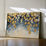 Floral 412 Canvas Art 18" x 24" / 45 x 60 cm / Black