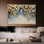Floral 412 Canvas Art 18" x 24" / 45 x 60 cm / Black