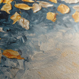 Floral 412 Canvas Art 18" x 24" / 45 x 60 cm / Black