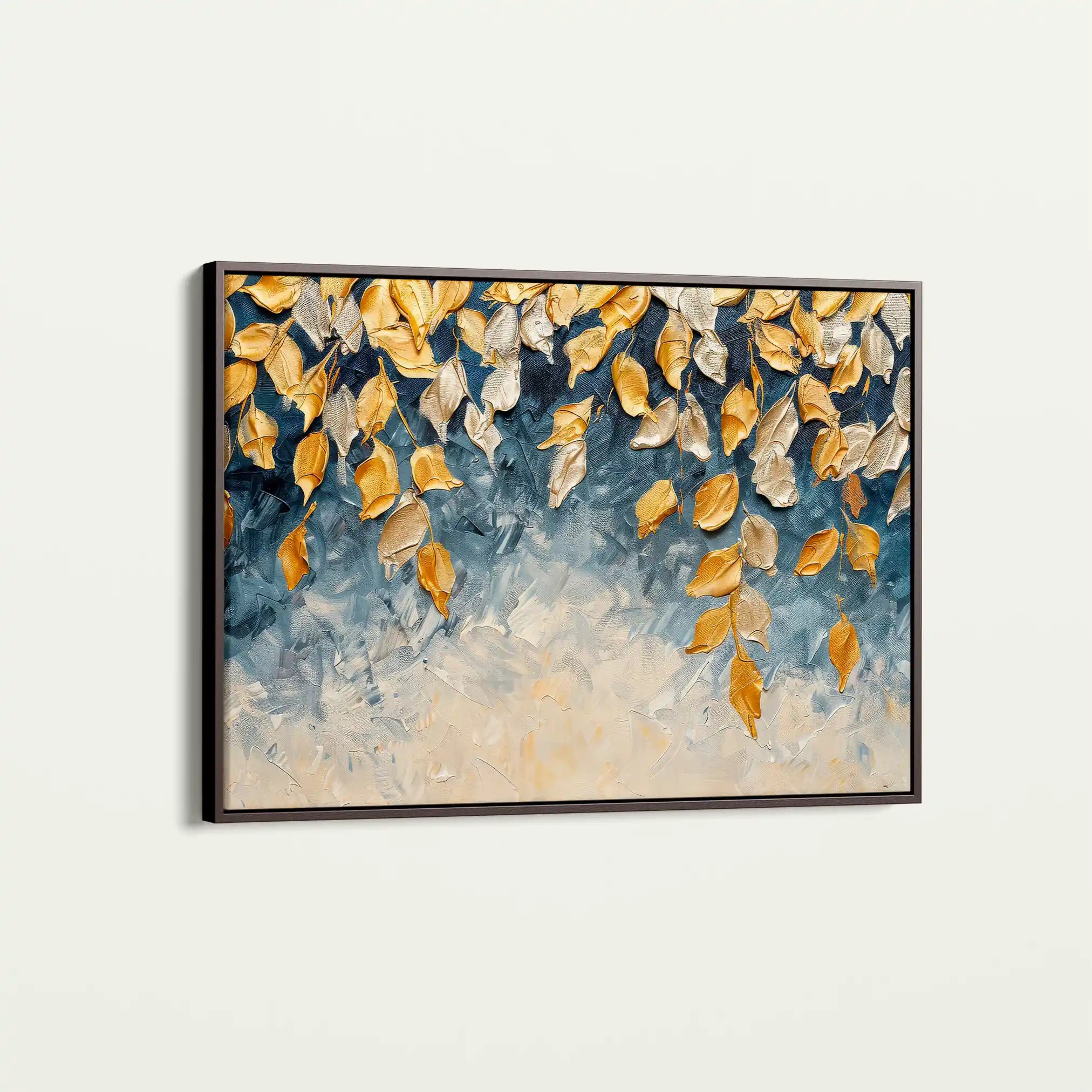 Floral 412 Canvas Art 60 x 40 cm / Black
