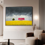 Landscape 412 Canvas Art 18" x 24" / 45 x 60 cm / Black