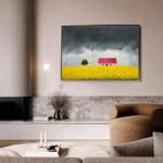 Landscape 412 Canvas Art 18" x 24" / 45 x 60 cm / Black