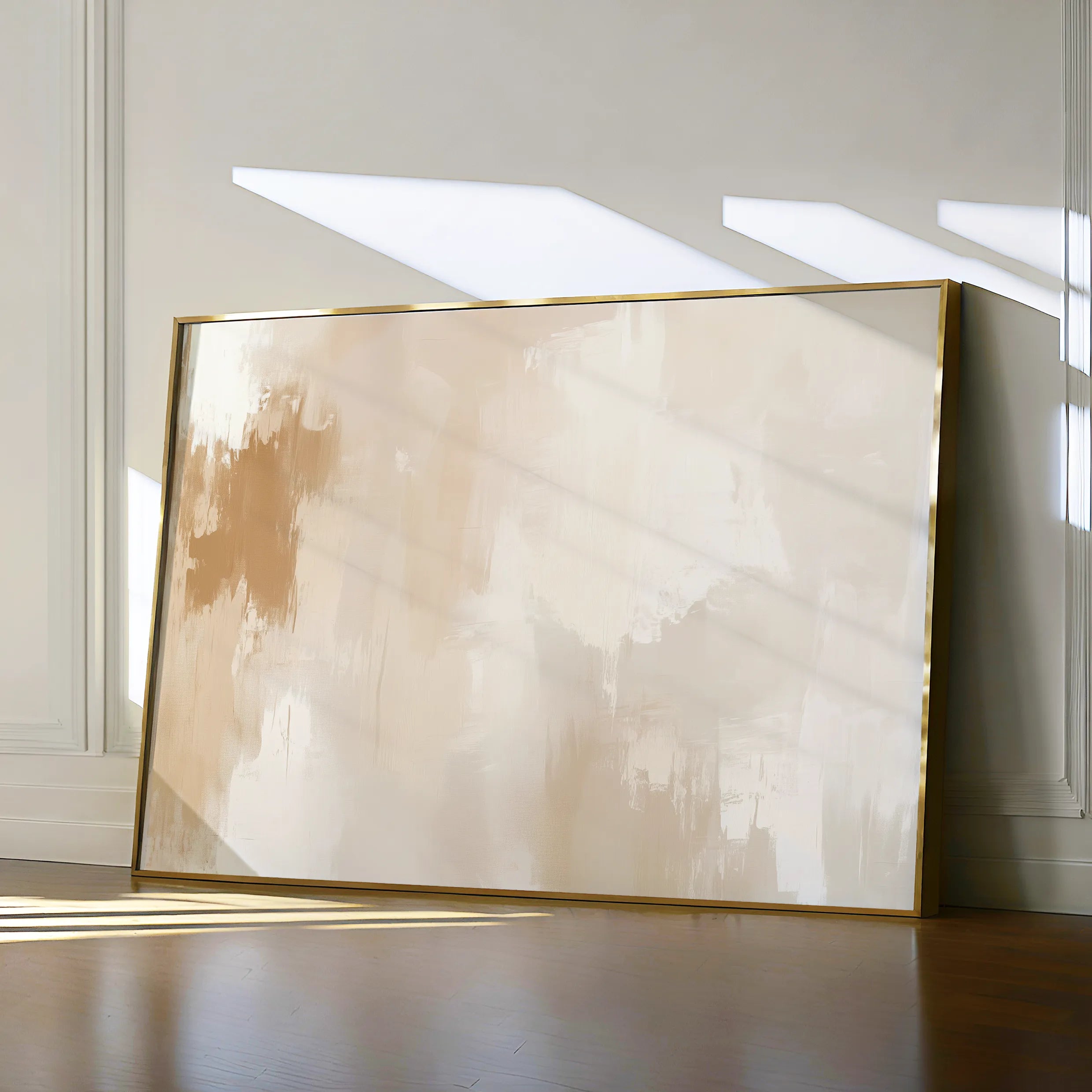 Abstract 413 Canvas Art 18" x 24" / 45 x 60 cm / Black
