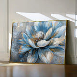 Floral 413 Canvas Art 18" x 24" / 45 x 60 cm / Black