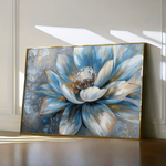 Floral 413 Canvas Art 60 x 40 cm / Black